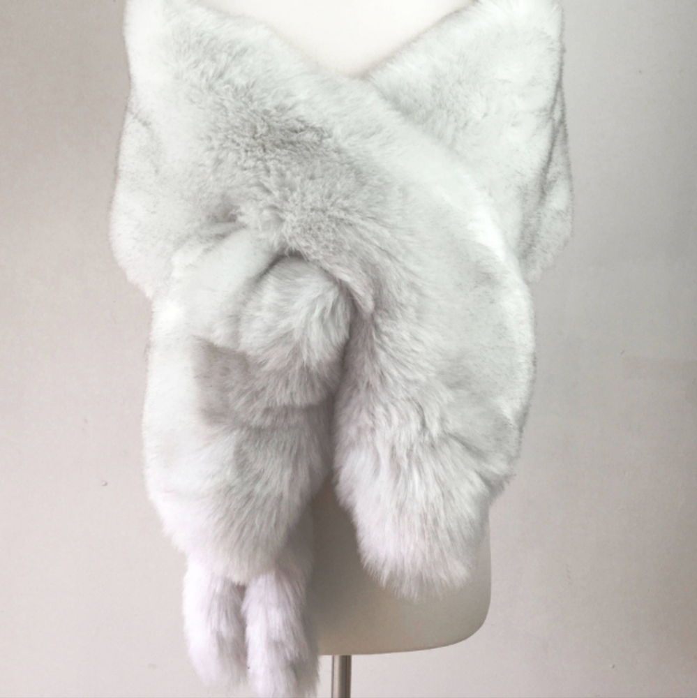 Faux fur wrap